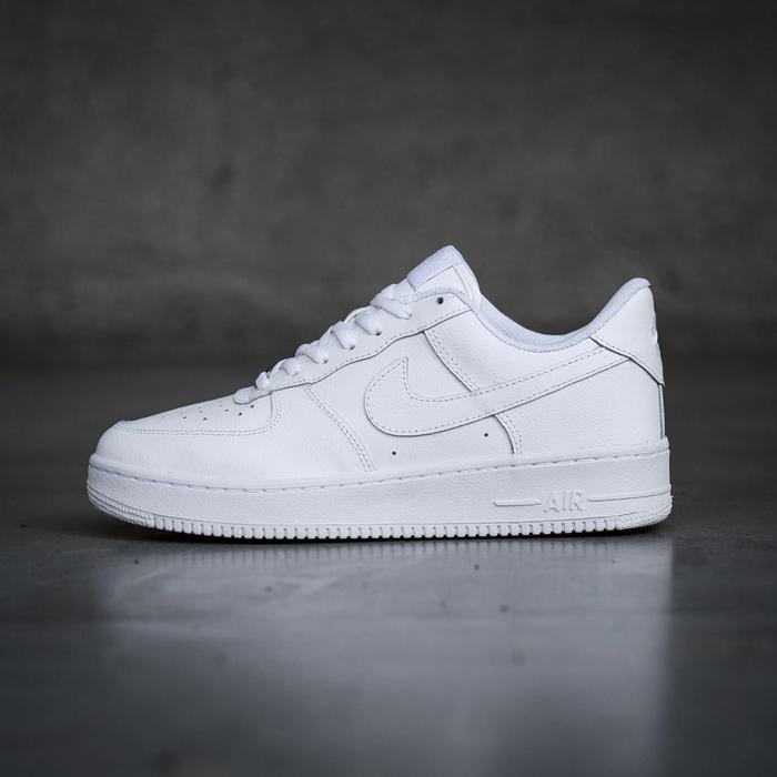 Gambar Sepatu Putih Polos Sepatu Nike Force 1 Putih Original - Putih, 40 dari sepatu.orianku undefined Tokopedia