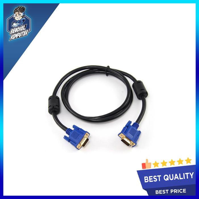 Gambar KABEL VGA NYK GOLD PLATED 3 METER dari bengkelkomputerptk undefined Tokopedia