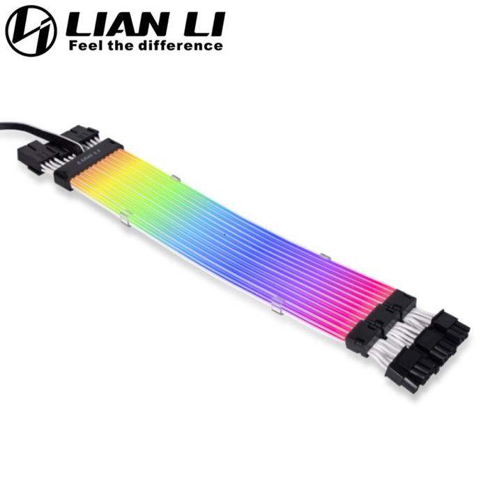 Gambar LIAN LI Strimer Plus V2 | Addressable RGB Extension Cables - Triple 8-Pin dari Lezz Computech undefined Tokopedia