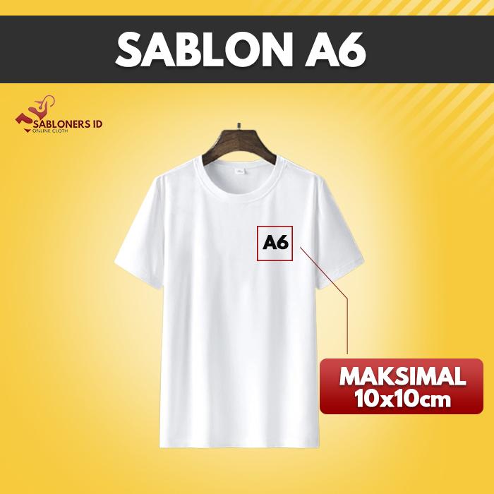 Gambar Baju Atasan Kaos Sablon Kostum Costum Bebas Satuan Pria Wanita Premium - SABLON A6, S dari SABLONERS ID. undefined Tokopedia