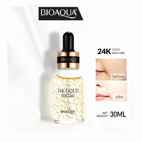 Gambar BIOAQUA 24K Gold Skin Care Essence Cream / Serum Wajah / Facial clean - Serum 30ml dari Goodstoreindd undefined Tokopedia