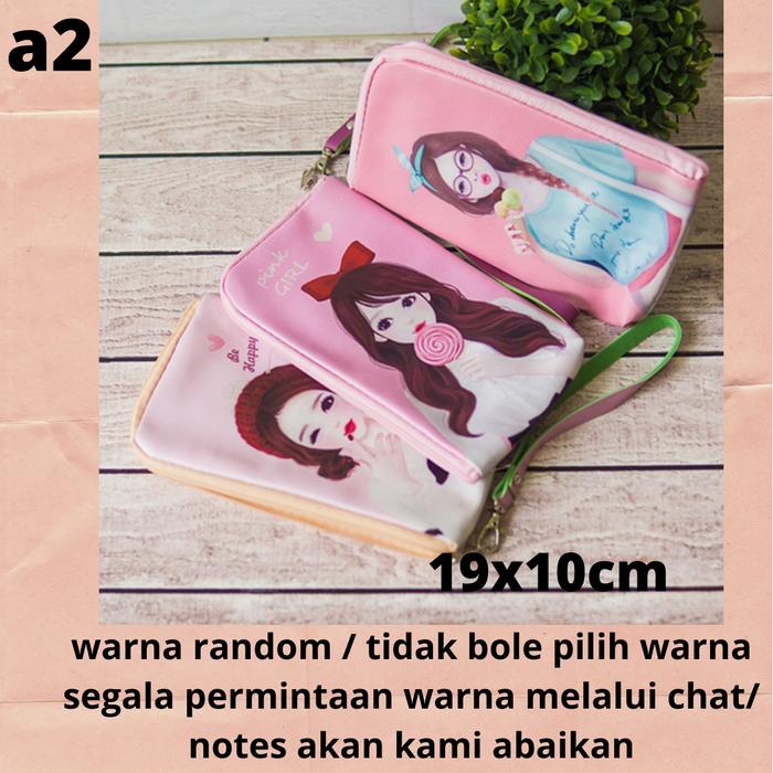 Gambar Dompet Pipih Gepeng Seri Girl Cewe Korean Style Santoro - a2 dari Mega Indo Grosir undefined Tokopedia