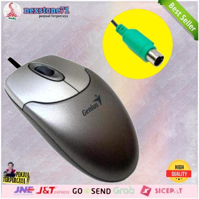 Gambar Mouse Colokan Bulat Ps2 / Mouse Genius Untuk Komputer - Genius Silver dari nexstone71 undefined Tokopedia