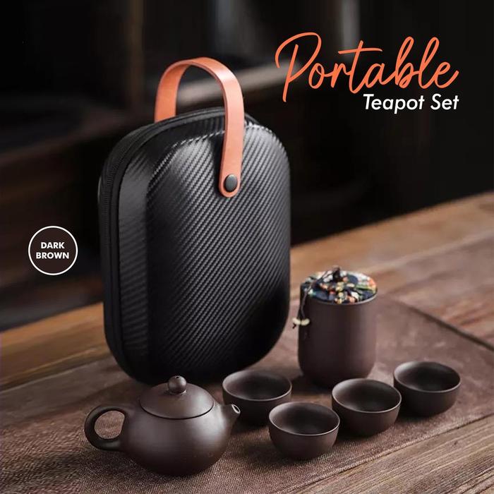 Gambar Kado Nikah | Hampers Set Teapot Premium | Wedding Gift | Kado - Dark Brown dari Grand Ultima undefined Tokopedia