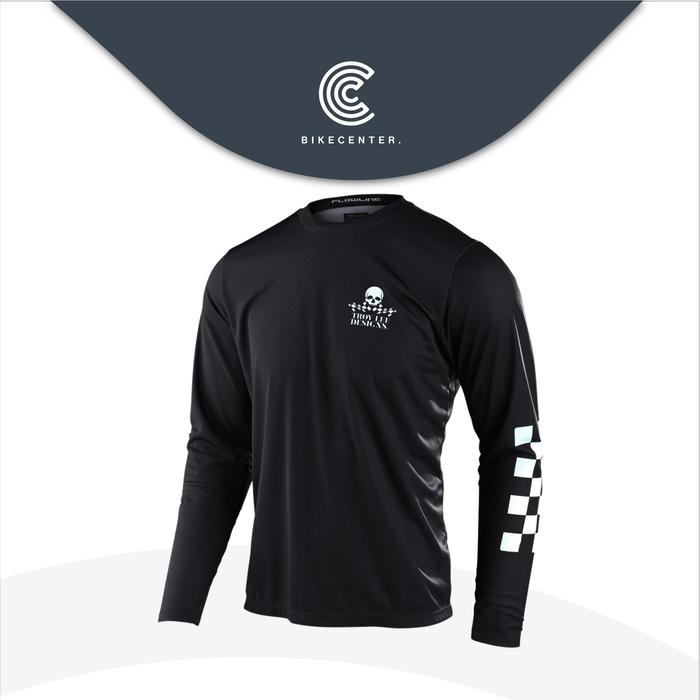 Gambar TROY LEE DESIGN - FLOWLINE LONG SLEEVE JERSEY MTB - SERVICE BLACK, XL dari BIKE CENTER INDONESIA undefined Tokopedia