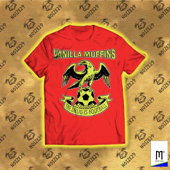 Gambar T-shirt kaos band VANILLA MUFFINS / TAG MERCHONS - Merah, XL dari NOIZE29 undefined Tokopedia