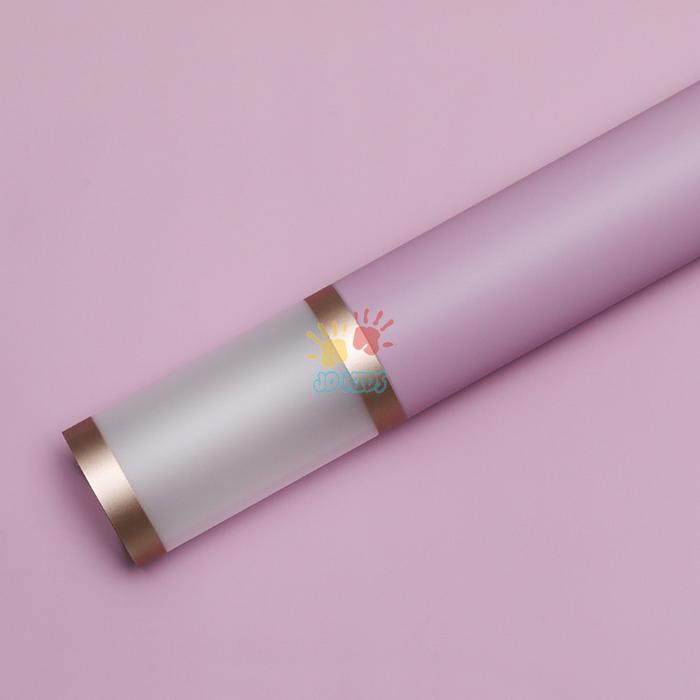 Gambar Kertas Buket Bunga Double Lis Emas/Gold Frame Flower Bouquet Wrapping - Honey Purple dari JDKids Shop undefined Tokopedia