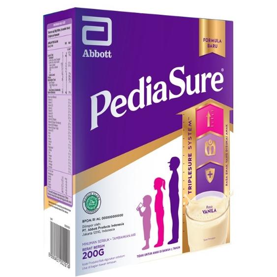 Gambar pediasure vanila 200 gram dari athallah5758 undefined Tokopedia