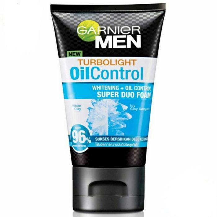 Gambar Garnier Men Oil Control 100 ml Super Duo Foam Charcoal 3in1 100ml - 3in1 Charcoal dari Ahza-Shop undefined 5 Tokopedia