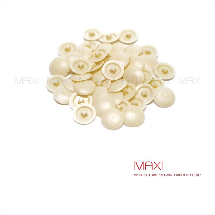 Gambar TUTUP SKRUP PLASTIK MODEL PLUS X 50 PCS SEKRUP TAPPING - cream dari Maxi Online undefined Tokopedia