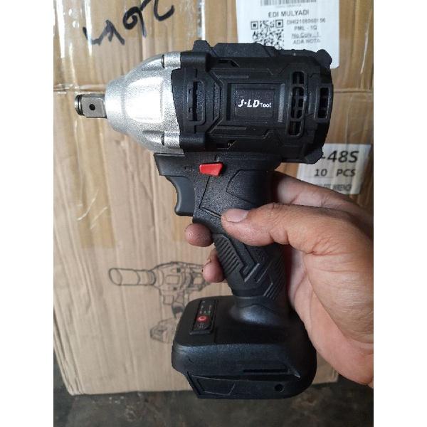Gambar impact wrench jld merah atau hitam tool only cordless - Hitam dari Wista Teknik undefined Tokopedia