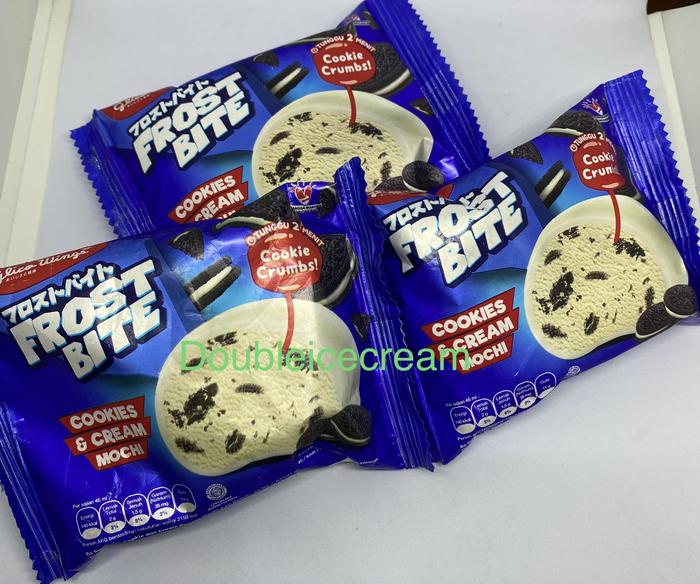 Gambar Glico wings frost bite cookies & cream mochi ice cream dari Doubleicecream undefined Tokopedia