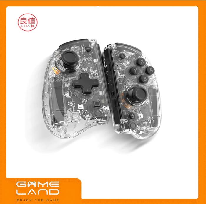 Gambar Iine Joycon Joy Con Pro Controller Wireless - Nintendo Switch / Oled - Clear dari Gameland undefined Tokopedia