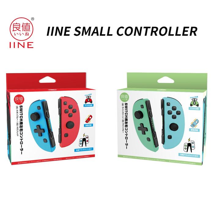 Gambar IINE SMALL JOYCON / JOY CON WITH HAND GRIP FOR NINTENDO SWITCH / OLED - NEON dari Surya Game Store undefined Tokopedia