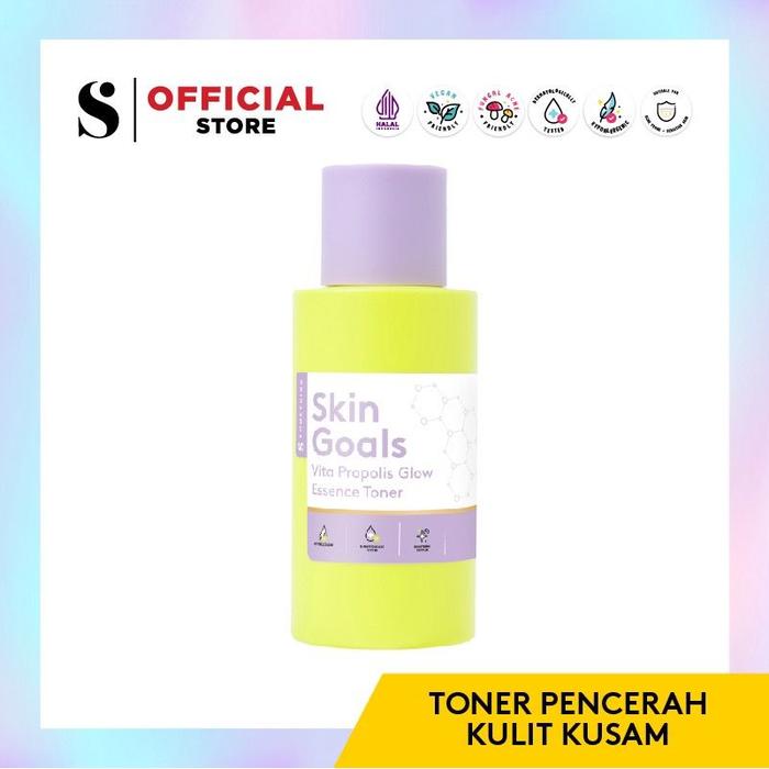Gambar BPOM SOMETHINC SKIN GOALS Vita Propolis Glow Essence Toner Pencerah - 100ml dari Cosmetici undefined Tokopedia