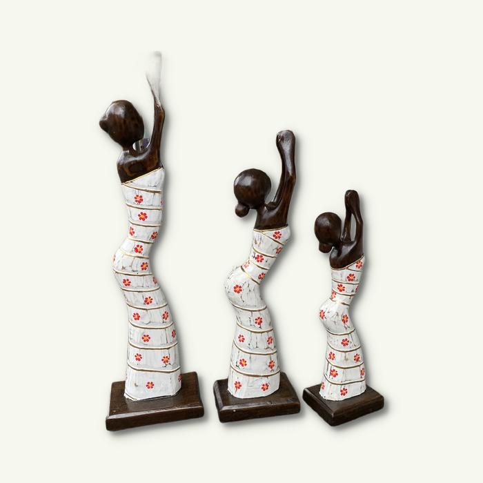 Gambar Patung Abstrak Orang Menyembah Perempuan Patung Berdoa Sembahyang - m.1 dari Bali Miho undefined Tokopedia