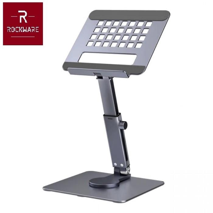 Gambar ROCKWARE RW-H06 - Rotating 360 Telescopic Folding Tablet Stand OLB5845 - Grey dari pinkshop07 undefined Tokopedia