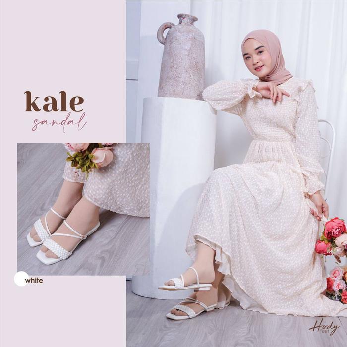 Gambar Sandal wanita Kepang Kale Sandal Original Hody - White, 36 dari mumtazah_os undefined Tokopedia