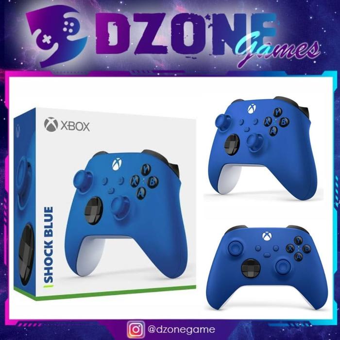 Gambar Stik Xbox / Stik Xbox Series X|S/ Xbox Series X|S Controller - Shock Blue dari Dzone Games undefined Tokopedia