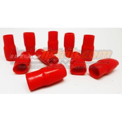 Gambar Vinyl End Cap / Pelindung Skun Kabel V 100 Nintoku - Merah dari INDOLISTRIK OFFICIAL TNG undefined Tokopedia