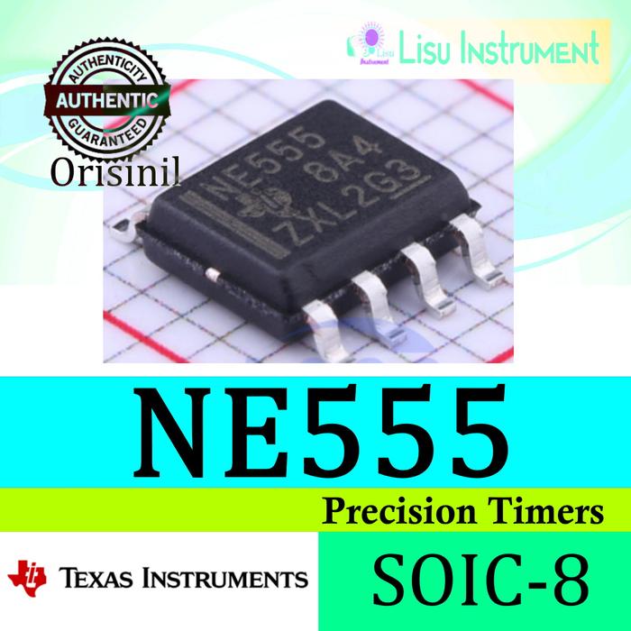 Gambar NE555DR SOP8 NE555 555 SOP NE555DT SMD - Texas Instrumen dari Lisu Instruments undefined Tokopedia