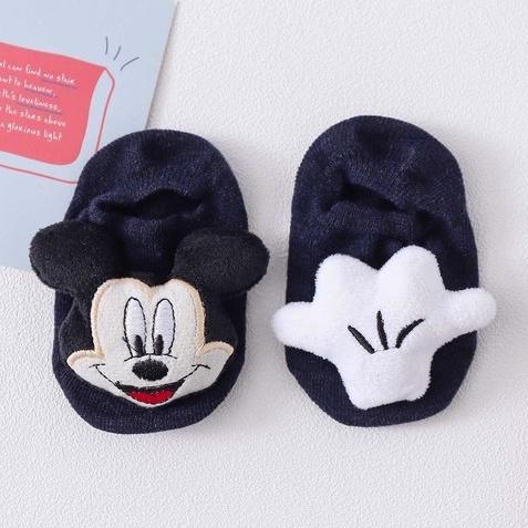 Gambar Kaos Kaki Bayi Lucu Karakter Boneka Premium - mickey black dari Royal Baby Station undefined Tokopedia