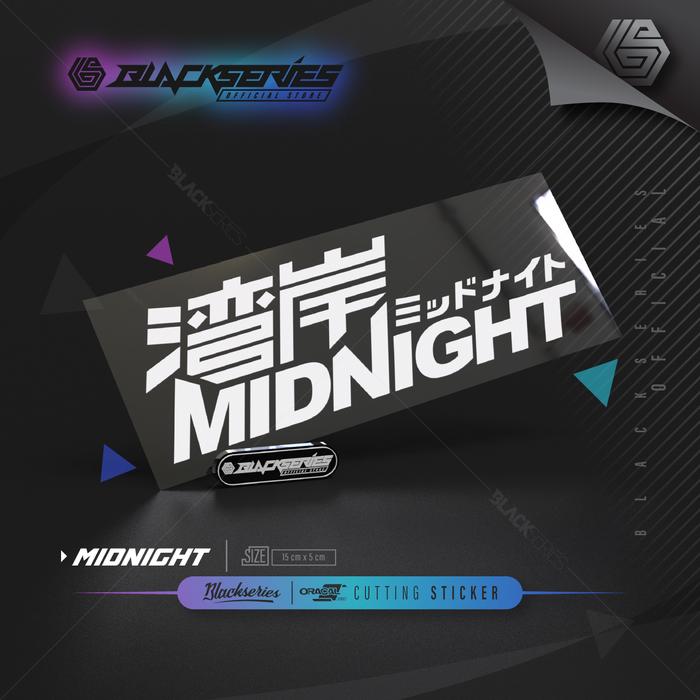 Gambar Cutting Stiker Midnight | Stiker Midnight | JDM - Putih dari Blackseries Official Store undefined Tokopedia