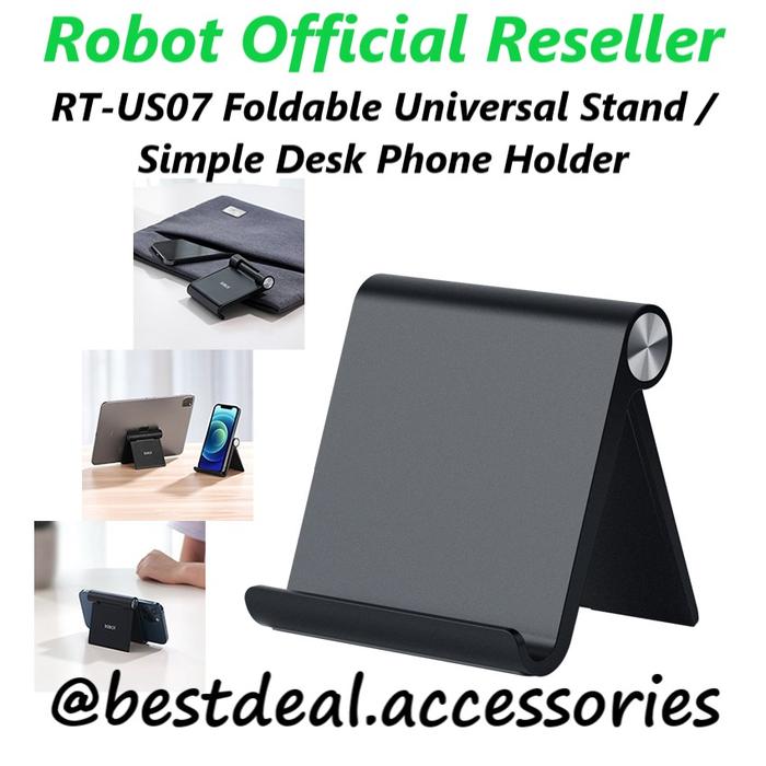 Gambar Robot RT-US07 Foldable Stand Desk Phone Tablet Holder (New RT-US01) dari bestdeal_NEW undefined Tokopedia
