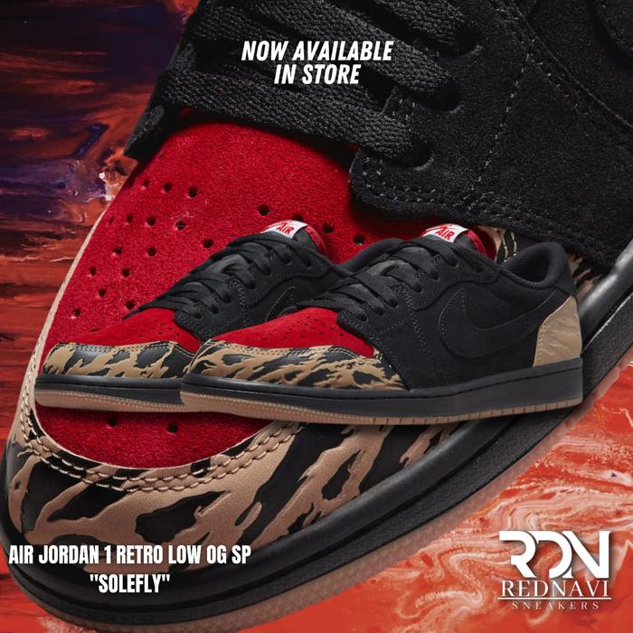 Jual Nike Air Jordan 1 Retro Low OG SOLEFLY Original - Jakarta 