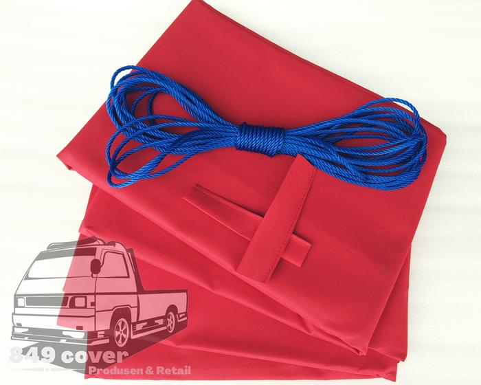 Gambar Cover Terpal Tutup Bak Belakang Mobil Pickup Jetstar,Hijet,Mini Cab - Merah, HIJET dari Toko849 undefined Tokopedia