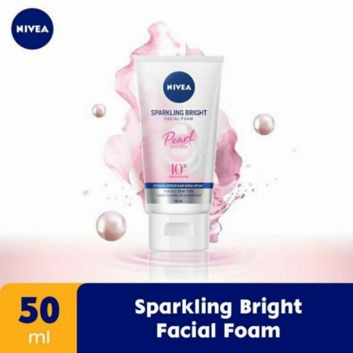 Gambar Nivea Sparkling Bright Whitening Facial Foam 50ml - 100ml - Face Wash 50 ml dari POVSTOREID undefined Tokopedia