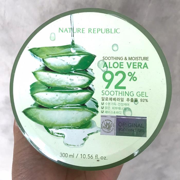 Gambar NATURE REPUBLIC ALOE VERA 92% SOOTHING GEL 300ML dari FLOCAVI undefined Tokopedia