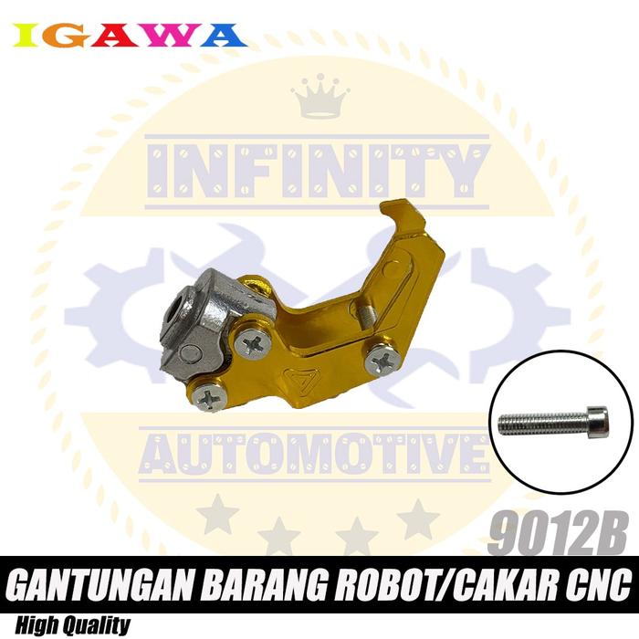 Gambar Gantungan Cantolan Barang Robot Cakar Cnc Igawa Universal Semua Motor - Gold dari Infinity Automotive undefined Tokopedia
