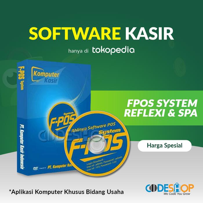 Gambar Software Program Kasir FPOS Reflexi dan Spa Lengkap dari Codeshop Indonesia undefined Tokopedia