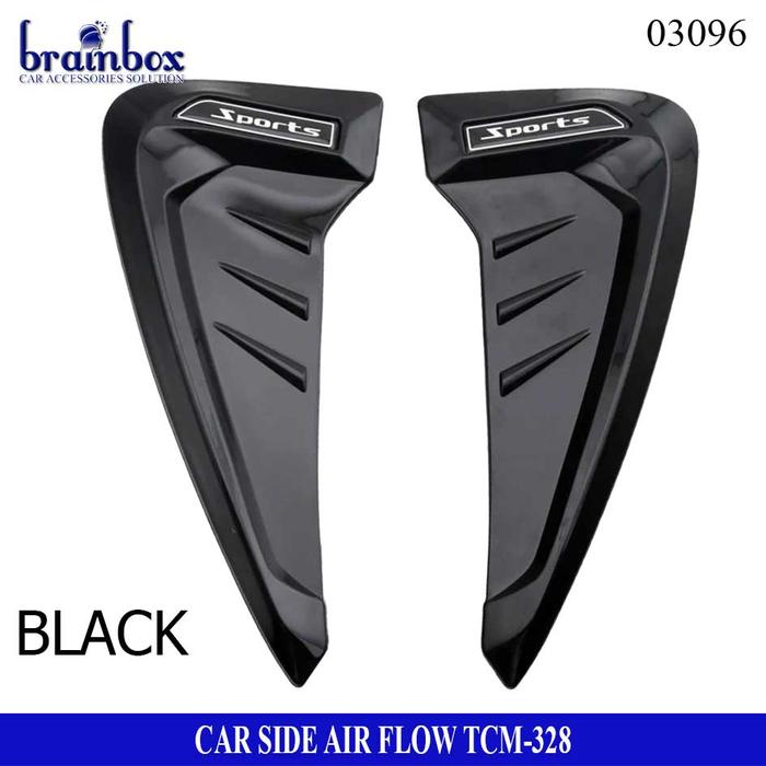 Gambar Car Side Air Flow TCM-328 Car Air Flow Air Scoop Aksesoris Mobil Intak - Hitam dari Brainbox Car and Home undefined Tokopedia