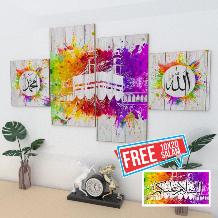 Gambar Hiasan dinding kaligrafi aesthetic minimalis pajangan ruang tamu - A4 dari Anduin Quest undefined Tokopedia