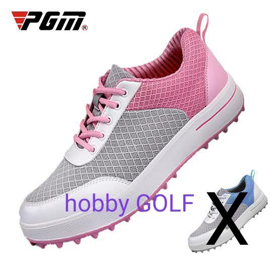 Gambar Sepatu GOLF Wanita Ladies Golf Shoe Junior - Grey Pink, 39 dari HOBBY GOLF undefined Tokopedia