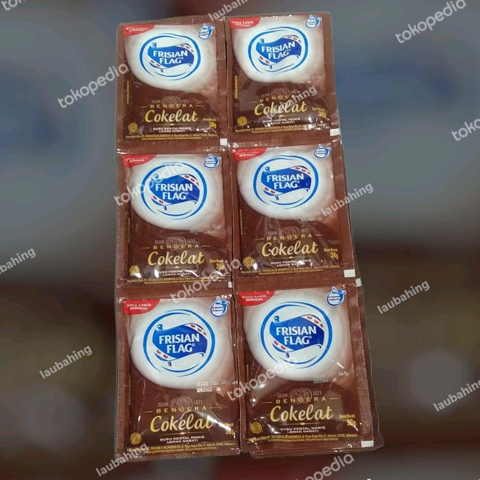 Gambar susu bendera coklat sachet 1 lembar isi 6pcs dari laubahing undefined Tokopedia