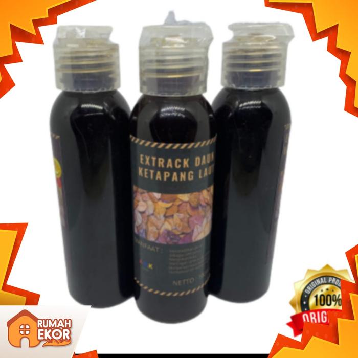 Gambar EKSTRAK DAUN KETAPANG HITAM PEKAT TANPA MINYAK KUALITAS SUPER 100ML dari Rumah Ekor undefined Tokopedia