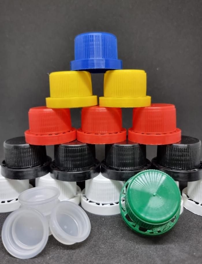 Gambar Tutup Segel Luar & Tutup Dalam Botol HDPE / AGRO / LABOR - Kuning dari Maxindo Indonesia undefined Tokopedia