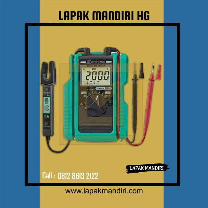 Jual Digital Multimeter | Kyoritsu KY 2000A | Multimeter AC/DC Clamp ...