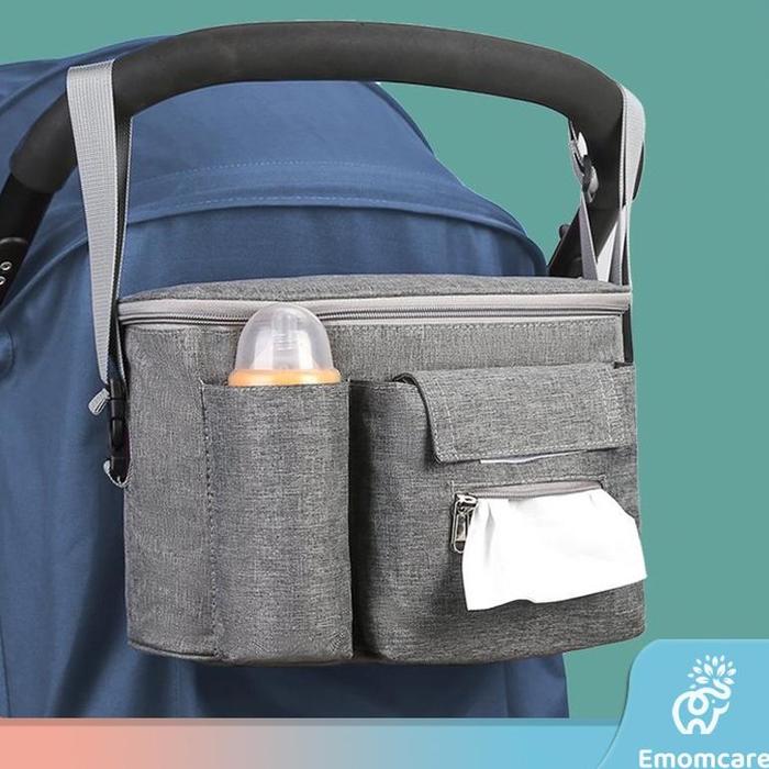 Gambar BABY STROLLER BAG TAS BAYI NAPPY DIAPER BAG CARRIAGE HANGING STORAGE dari Daco_Chan. undefined Tokopedia