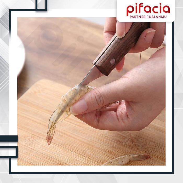 Gambar Alat Pisau Pemotong Pembersih Kotoran Kupas Udang Mini Stainless Steel - PACKING BUBBLE dari Pifacia undefined Tokopedia