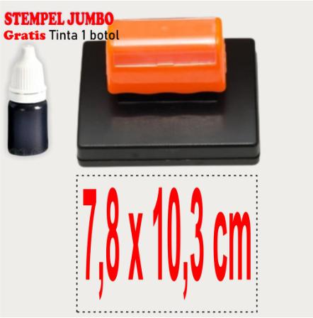Gambar Stempel Flash Custom Ukuran Jumbo Stampel Besar Ukuran 9 x 12 cm bisa - 78x103mm dari DAPUR KIT@ undefined Tokopedia