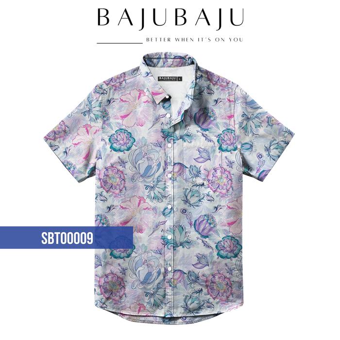 Gambar Kemeja Full Print Motif Batik - SBT00009 - S dari Tokobajubaju undefined Tokopedia