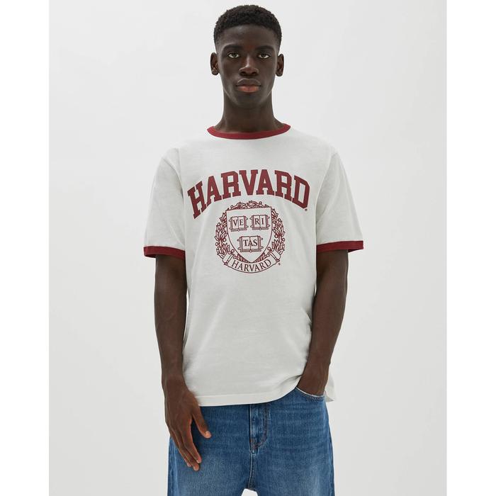 pull and bear harvard t shirt