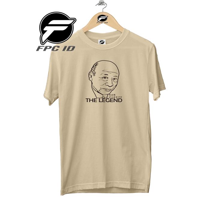 Gambar Kaos Distro Kakek Sugiono Cotton Combed 30s Baju Pria Atasan Wanita - Khaki, XXL dari FPC ID undefined Tokopedia