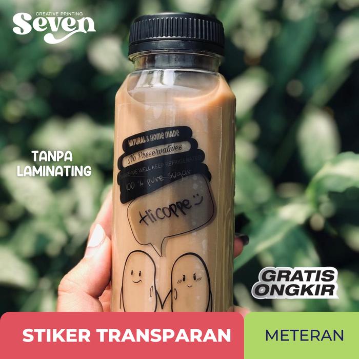 Gambar CETAK STIKER TRANSPARAN + CUTTING - Tanpa Laminasi dari Seven Sticker & Print undefined Tokopedia