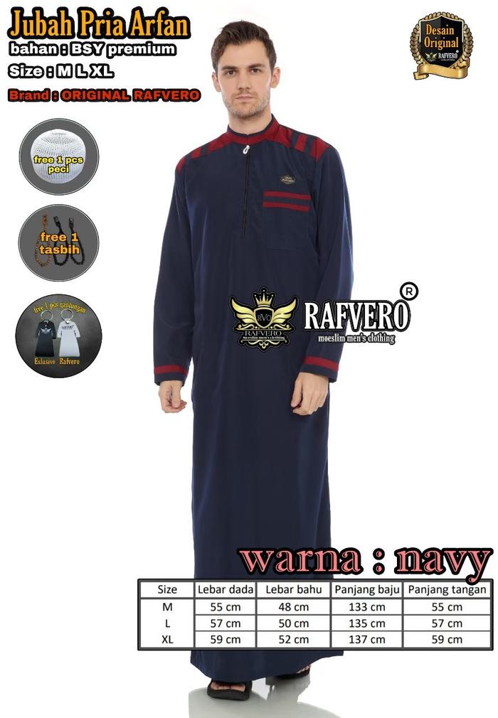 Gambar Jubah Gamis Pria Baju Gamis Cowok Terbaru 2020 - Biru, L dari T K K undefined Tokopedia