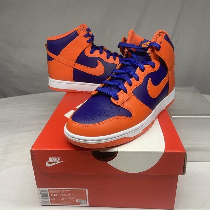 Dunk High Nike Dunk Blue Orange Nike Dunk High Retro 
